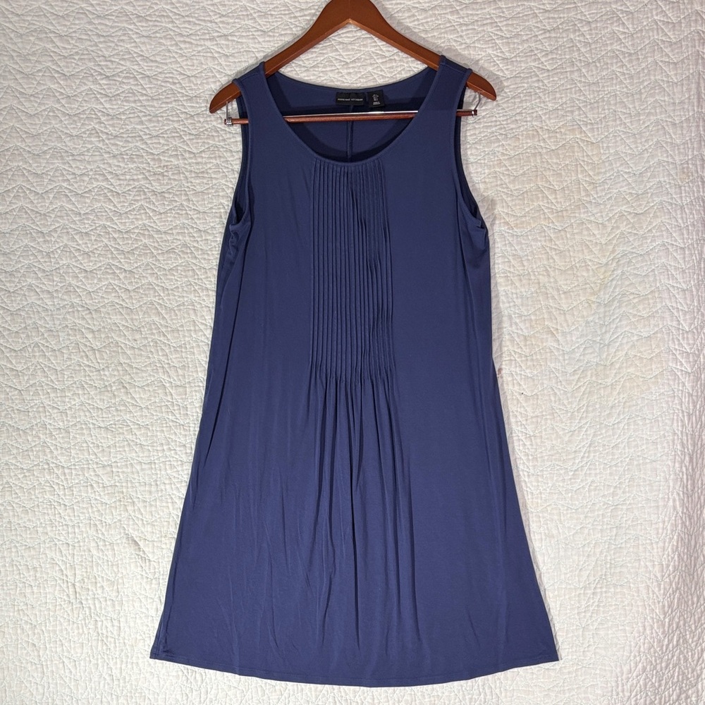 Adrienne Vittadini Navy Blue Top
